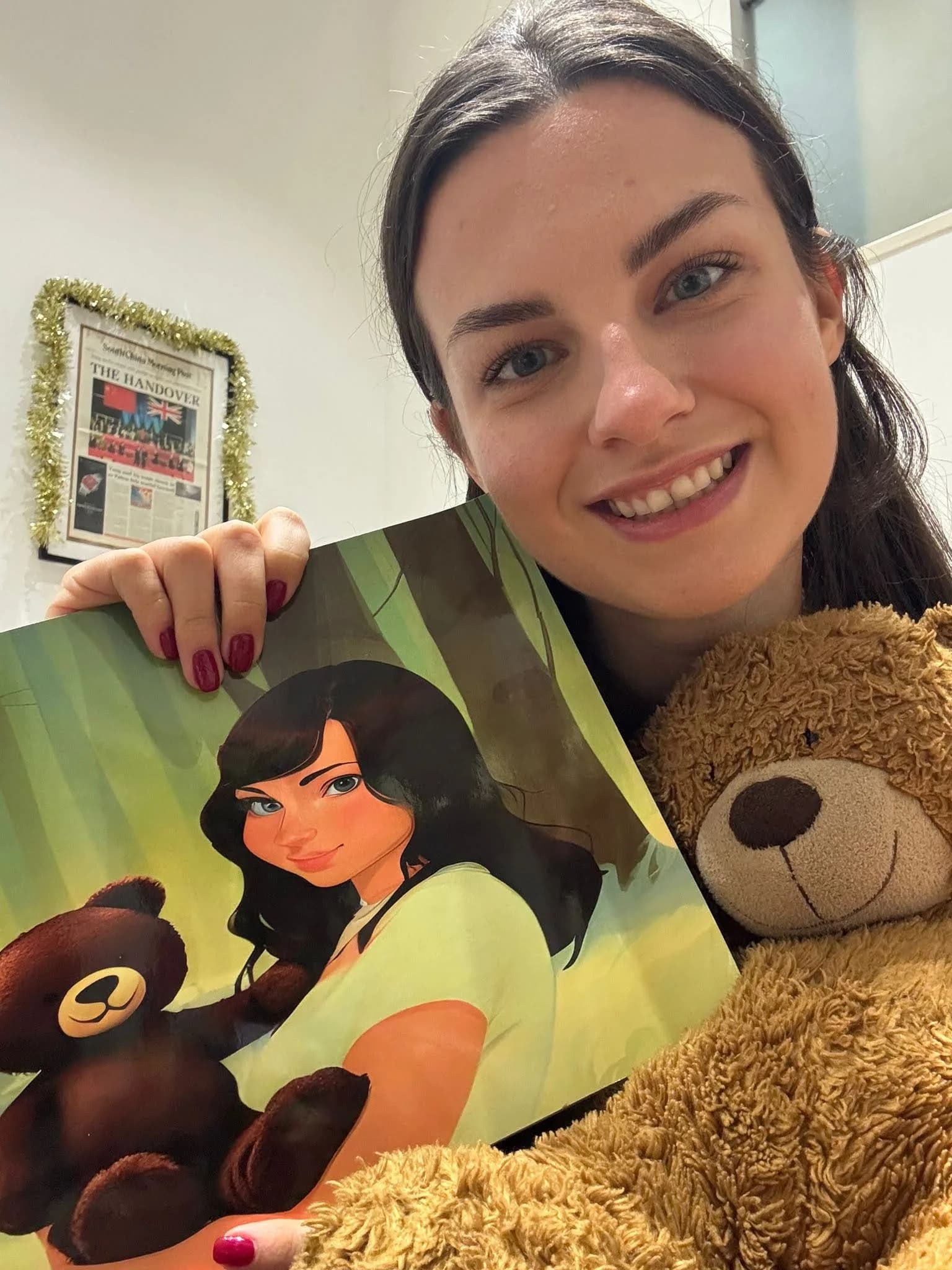 Girl reading a book