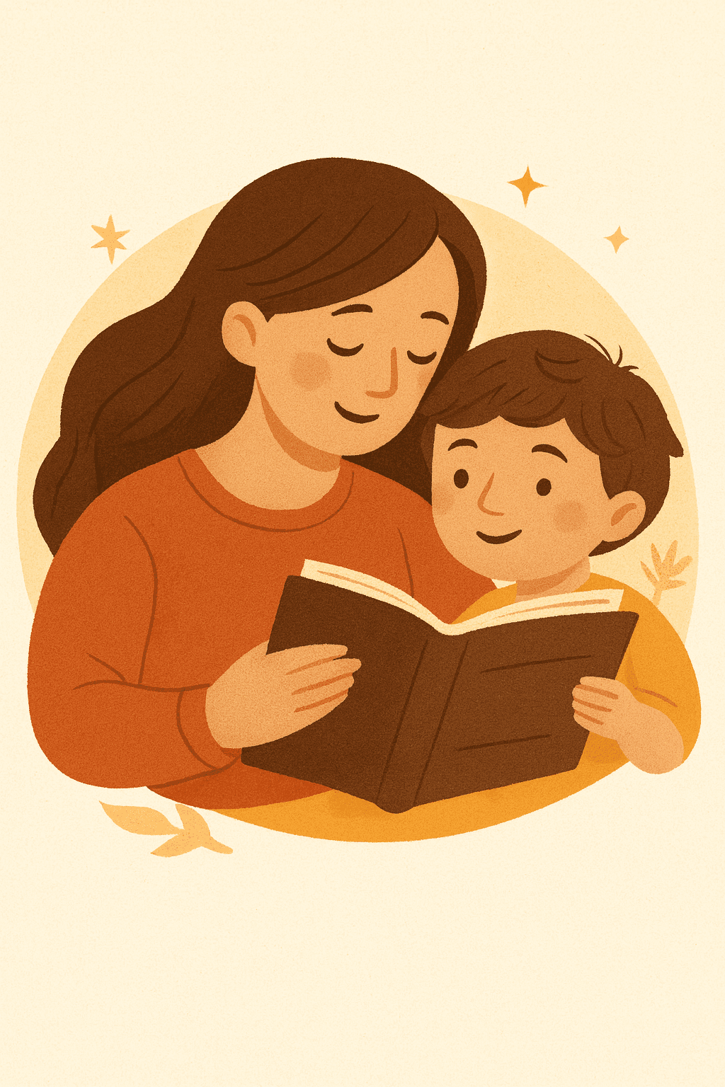 Mother & Son Illustration