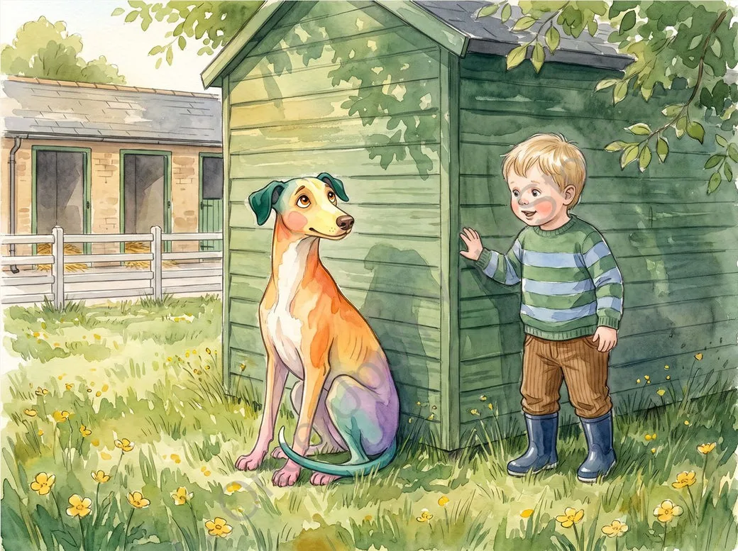 Noddy the Rainbow Greyhound cover